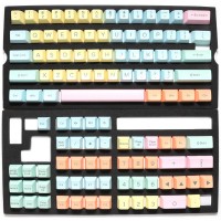 TECLADO GAMER DUCKY ONE 2 RGB TKL PUDDING EDITION RGB LED CHERRY MX BLUE DOUBLE SHOT